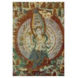 Tibetan Embroidery Tangka of Guanyin
