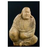 Chinese Shoushan Stone Carved Lohan with Seal