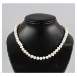 16" Knotted Strand Pearl Necklace GIA Certificate