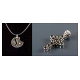 Set of Gemstone Necklace & Smokey Quartz Pendant