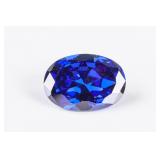 Brilliant 19.87CT Top Blue Tanzanite 13X18mm Oval