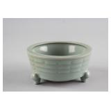 Chinese Ming Style Longquan Porcelain Bagua Censer