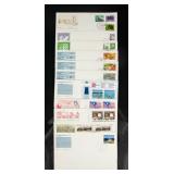 17 PC Assorted Canada Stamp with Envelopes