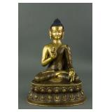 Chinese Fine Bronze Buddha 17th Century