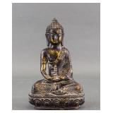 Chinese Gilt Bronze Medicine Buddha Statue