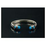 Mexican 925 Silver and Turquoise Bracelet