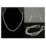 3PC Chinese Fine Natural Pearl Jewellery