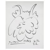 Pablo Picasso 1881-1973 Spanish Ink Paper C.1952