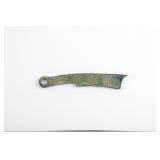 Chinese Qi BC 1046-221 Bronze Heavy Knife FD-35112