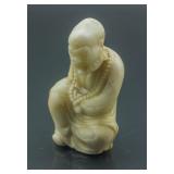 Fine 18th C. Chinese Shoushan Stone Carved Figure