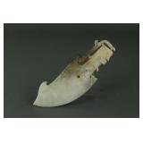 Chinese Han Period Hetian White Jade Carved Knife