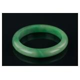 Chinese Emerald Green Jadeite Bangle