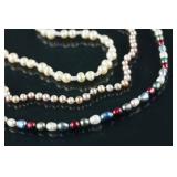 Three Pieces of Pearl Necklaces