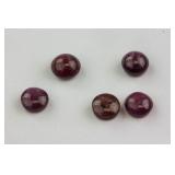 32.15ct Genuine Round Shape Ruby Gemstones RV$400