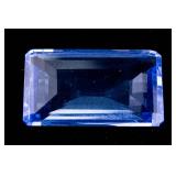 Emerald Cut Blue Topaz FACETED GENUINE 81.70 ct.