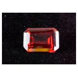 Emerald Cut 29.46 CT Pigeon Blood Red Ruby 18 x 13