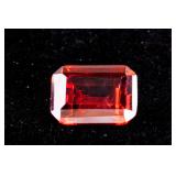 Emerald Cut 27.48 CT Pigeon Blood Red Ruby 18 x 13