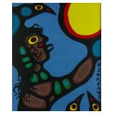 Norval Morrisseau 1931-2007 Acrylic on Canvas