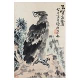 Li Kuchan 1899-1983 Chinese Watercolour on Scroll