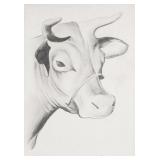 Andy Warhol (American, 1928-1987 Graphite Cow