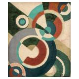 Sonia Delaunay 1885-1979 Ukranian Oil Canvas Abstr