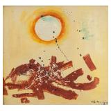 Adolph Gottlieb 1903-1974 American Oil Canvas Abst