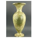 European Hardstone Yellow & Brown Vase