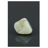 18th Century Chinese White Jade Carved Pendant