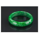 Chinese Green Jadeite Bangle