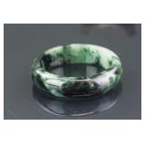 Chinese Green Jadeite Bangle with Certificate