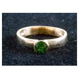 10k Yellow Gold 0.40ct Green Diamond Ring CRV$3450