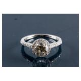 14k White Gold 1.15ct Round Brilliant Diamond Ring