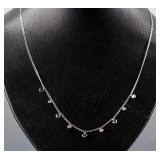 1.02ct Blue Diamond Necklace CRV$3750