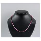 18k Yellow Gold Ruby Gradient Necklace CRV$2844