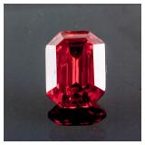 Emerald Cut 27.180 ct Ruby 18.09 mm x 13.02 mm