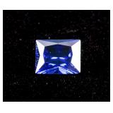 Princess Cut 7.535 ct Blue Sapphire 11.01 x 9.04mm