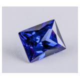 Princess Cut 7.700 ct Blue Sapphire 11.09 x 9.00mm