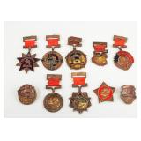 10 PC Assorted Chinese Medal