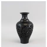 Chinese Modern Black Pottery Vase with Factory MK