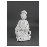 Chinese Dehua Porcelain Guanyin Figure Xu Yulin Mk