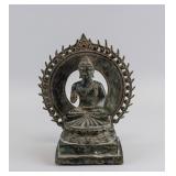 Chinese Bronze Amoghasiddhi Buddha Statue