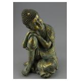 Chinese Gilt Bronze Resting Buddha