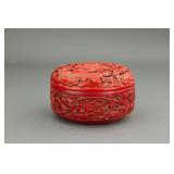 Chinese Ming Red Lacquer Box