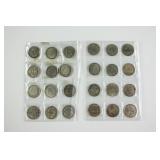 24 PC Assorted Chinese and Japanese Silver Coin