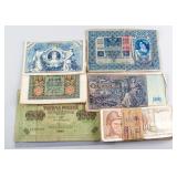 110 Assorted Yugoslavia German Austria Banknotes