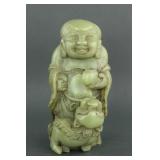 Chinese Green Jade Carved Figure