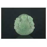 Chinese Grade A Jadeite Guanyin Pendant w/Cert