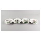 4 Set Famille Rose Porcelain Plates Yongzheng Mk