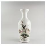 White Porcelain Vase Liu Yucen Republic 1911-1949