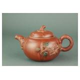 Chinese Zisha Teapot Signed by Artist